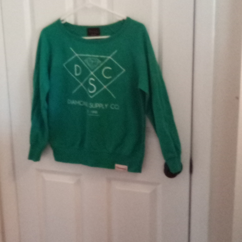 Diamond 💎 Supply Co. X-small teal sweatshirt